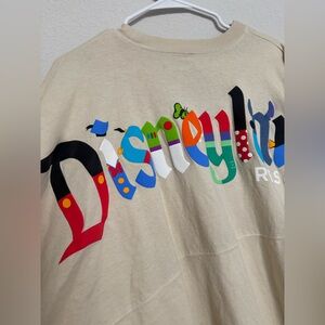 Disney Parks Disneyland Character Letters Beige Spirit Jersey